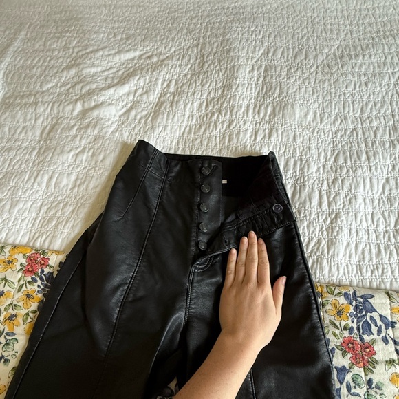 Free People Leather Pant - Picture 3 of 4